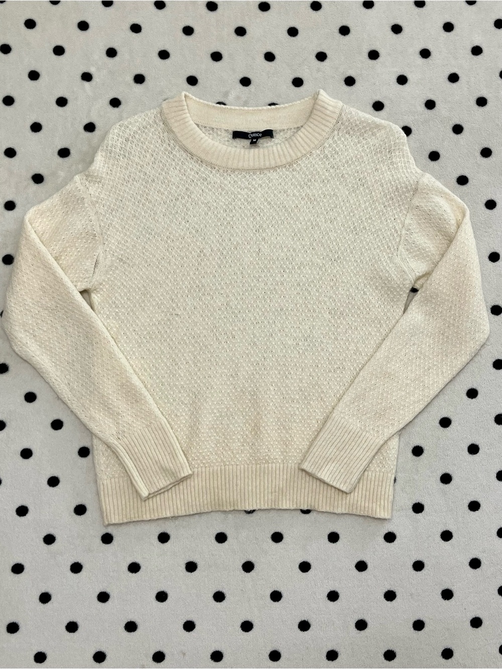 Quince Baby Alpaca & Merino Wool Crewneck Sweater Size M